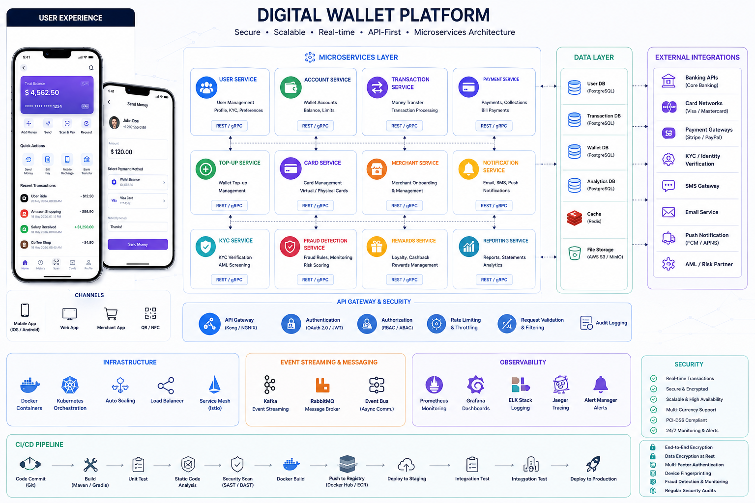 Digital Wallet & Payment Platform — Fintech & Payments